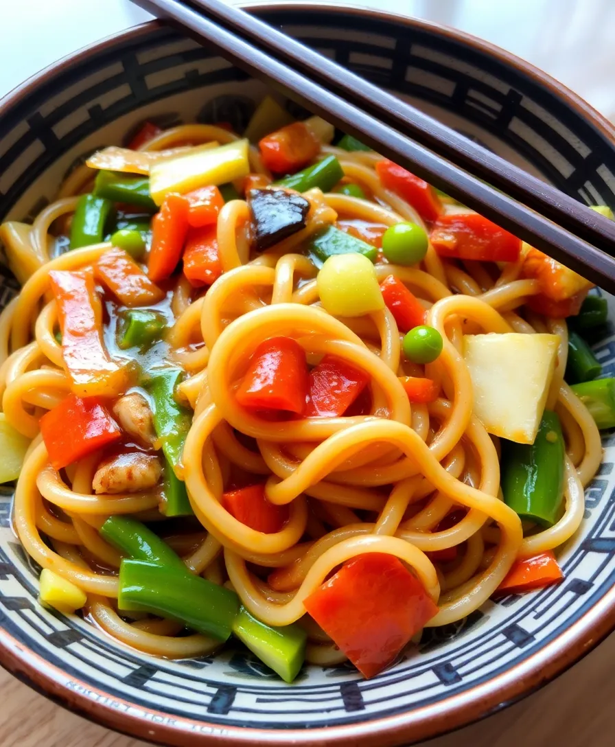 13 Irresistible Japanese Recipe Ideas That Will Make You Feel Like a Master Chef! - 10. Yaki Udon (Stir-Fried Udon Noodles)