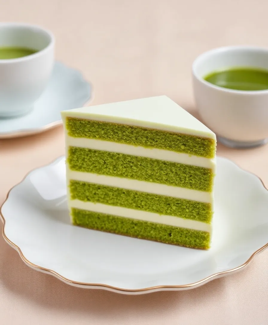 13 Irresistible Japanese Recipe Ideas That Will Make You Feel Like a Master Chef! - 4. Matcha Green Tea Cake
