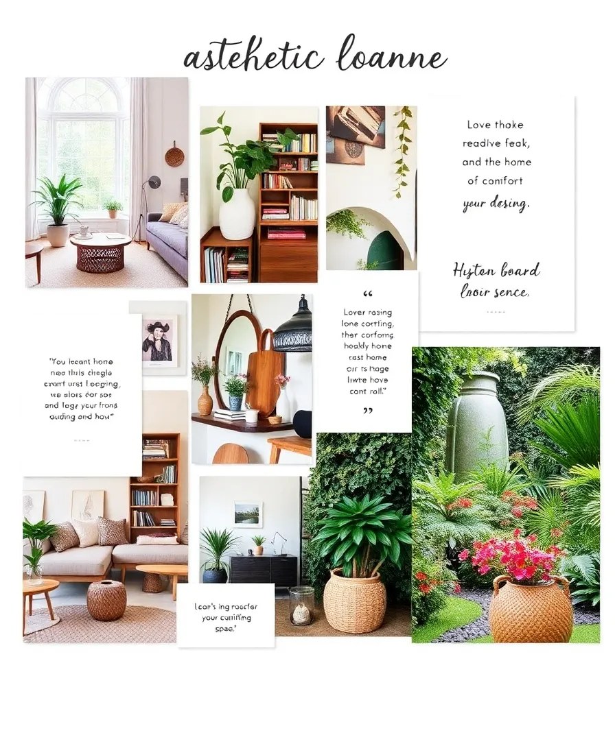 15 Inspiring 2025 Vision Board Pictures That'll Ignite Your Dreams! - 10. Aesthetic Living: Style Your Space