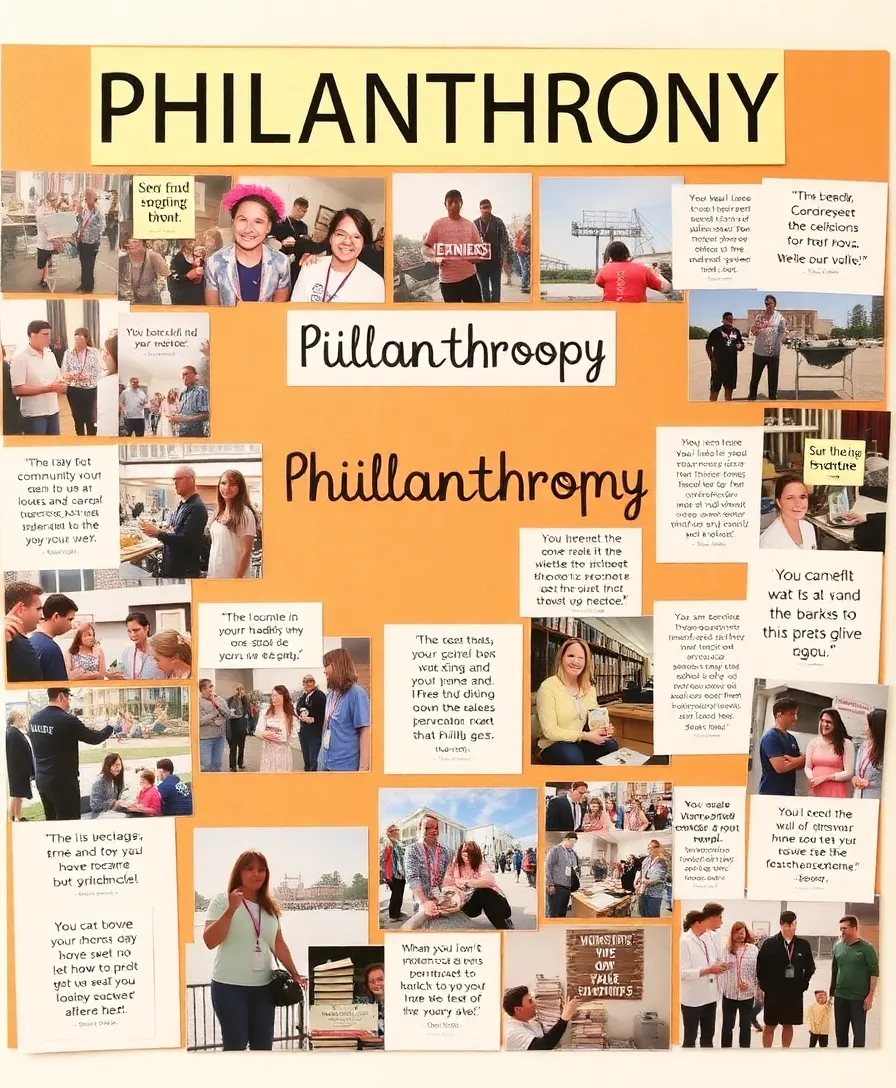 15 Inspiring 2025 Vision Board Pictures That'll Ignite Your Dreams! - 11. Philanthropy: Giving Back to the Community