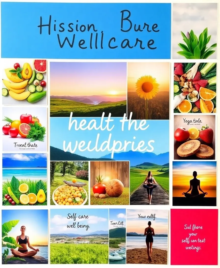 15 Inspiring 2025 Vision Board Pictures That'll Ignite Your Dreams! - 3. Health and Wellness: A Holistic Approach