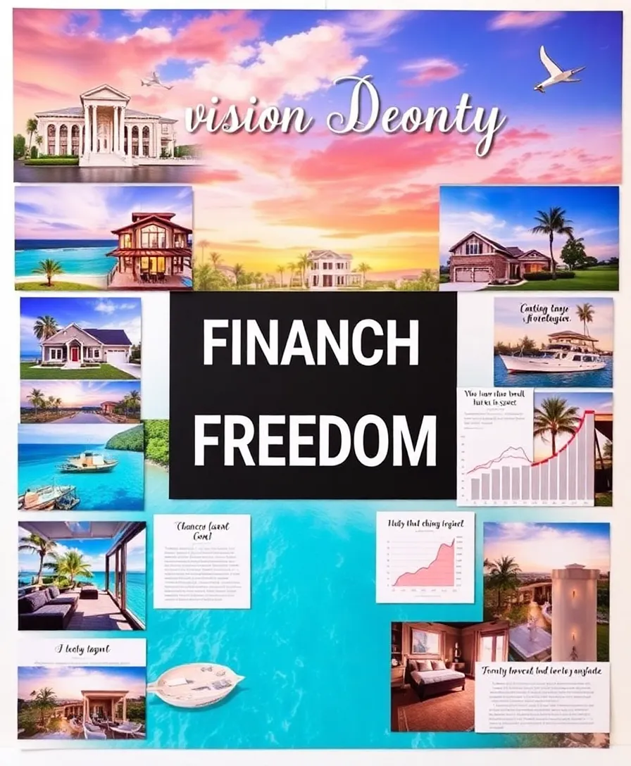 15 Inspiring 2025 Vision Board Pictures That'll Ignite Your Dreams! - 5. Financial Freedom: Abundance Mindset