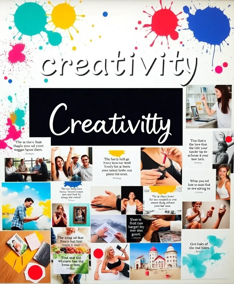 15 Inspiring 2025 Vision Board Pictures That'll Ignite Your Dreams! - 7. Creativity: Unleash Your Imagination