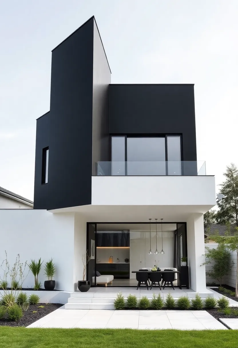 10 Modern Simple House Designs That Prove Less is More! - 5. The Monochrome Minimalist