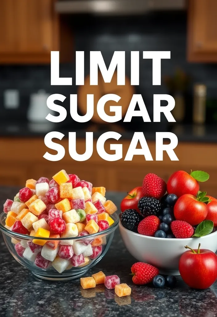 14 Fat Loss Tips for Health and Fitness That Actually Work (You’ll Love #3!) - 10. Limit Sugar Intake