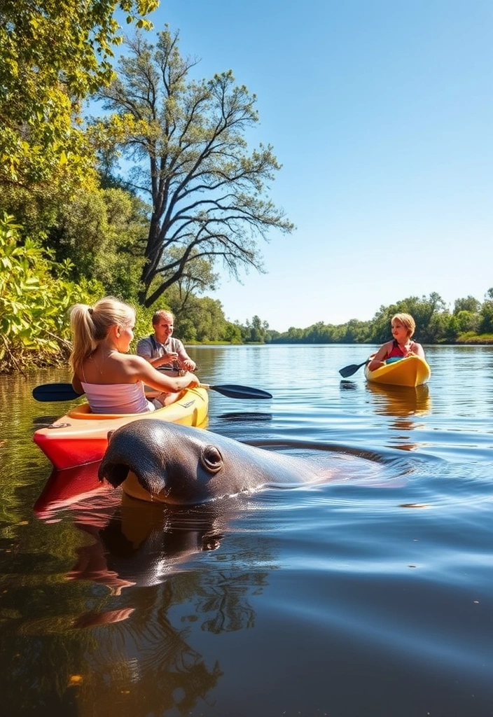 15 Incredible Sea World Adventures That Will Leave You Speechless (You Won't Believe #7!) - 3. Kayak with Manatees in Florida