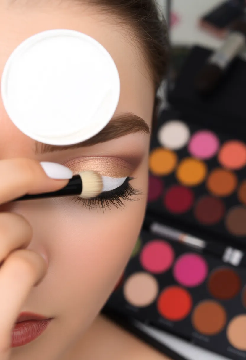 15 Palette Makeup Hacks That Will Transform Your Eye Look Instantly! - 1. Use a White Base for Bolder Colors