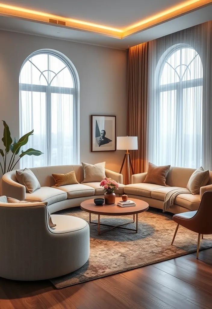15 Stunning Home Décor Trends You Need to Try This Year (Number 7 Will Blow Your Mind!) - 8. Curved Furniture