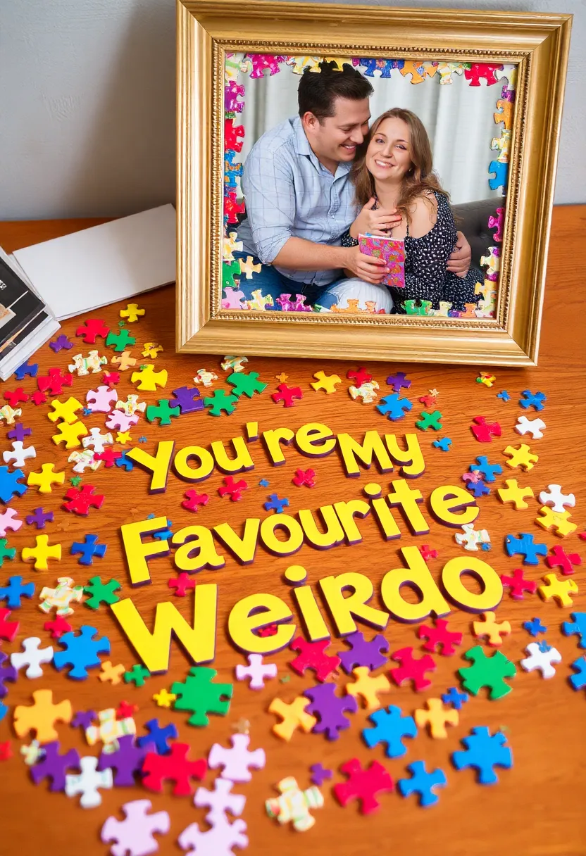 21 Creative and Humorous Valentine's Gifts for Boyfriends That They Won't Forget! - 15. 'You’re My Favorite Weirdo' Puzzle