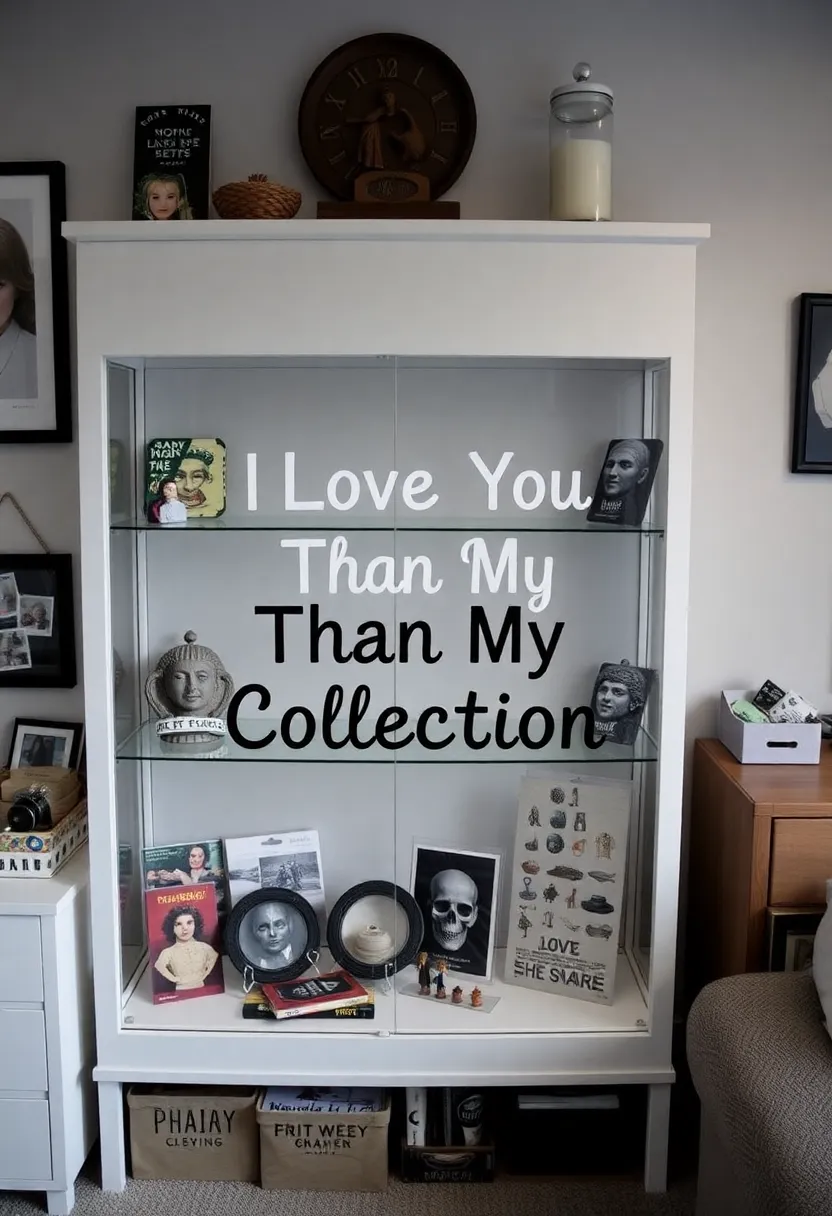 21 Creative and Humorous Valentine's Gifts for Boyfriends That They Won't Forget! - 19. 'I Love You More Than My Collection' Display Case