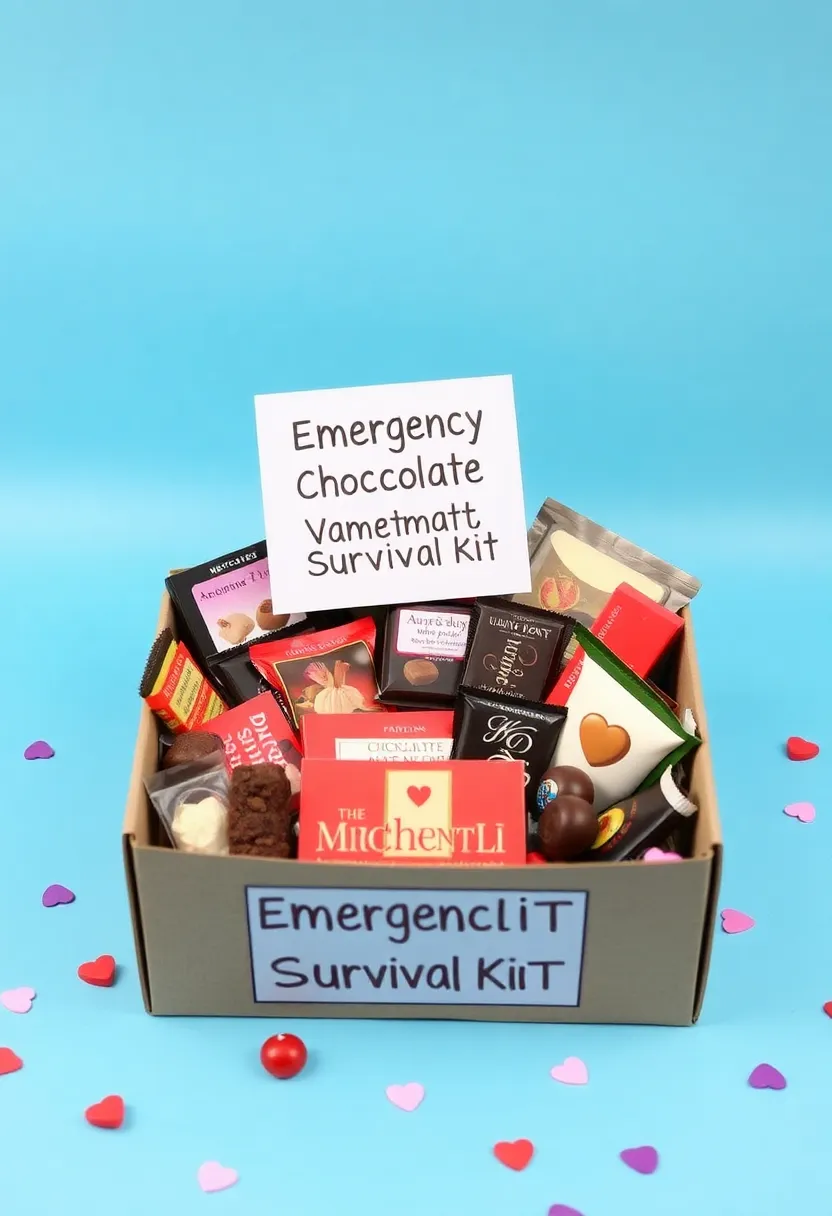 21 Creative and Humorous Valentine's Gifts for Boyfriends That They Won't Forget! - 8. 'Emergency Chocolate' Survival Kit