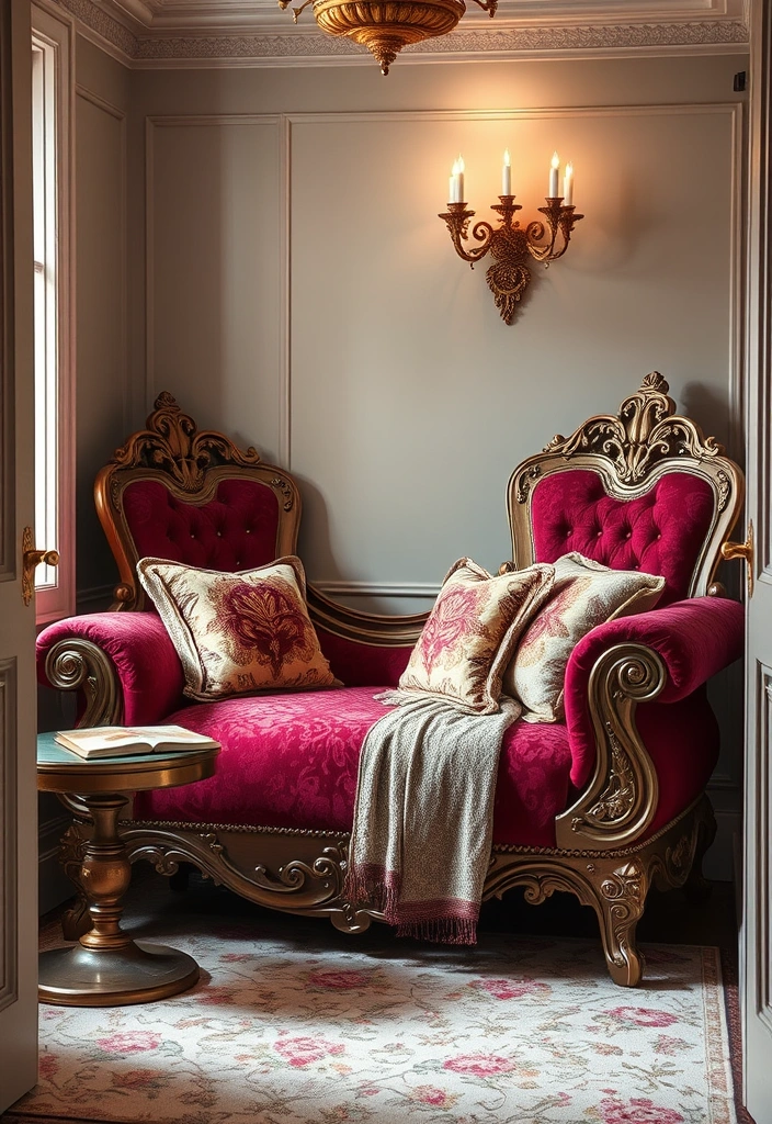 21 Elegant Rococo Furniture Pieces You Didn't Know You Needed in Your Home! - 10. The Opulent Rococo Chaise Lounge