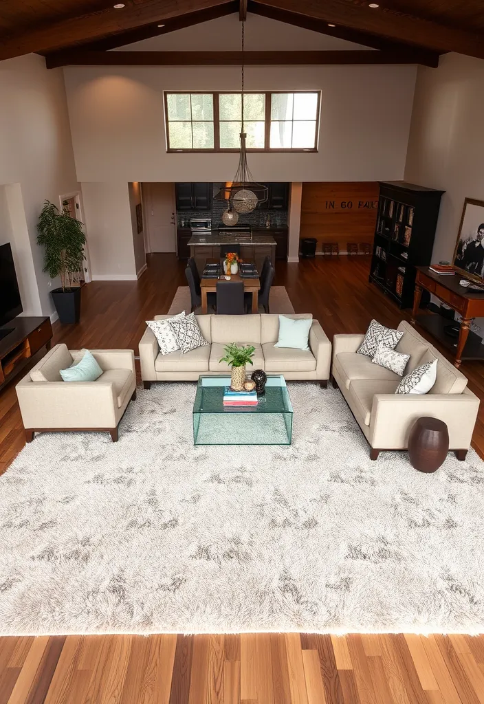 21 Interior Design Secrets That Designers Don’t Want You to Know (#5 Will Shock You!) - 8. Use Area Rugs to Define Spaces