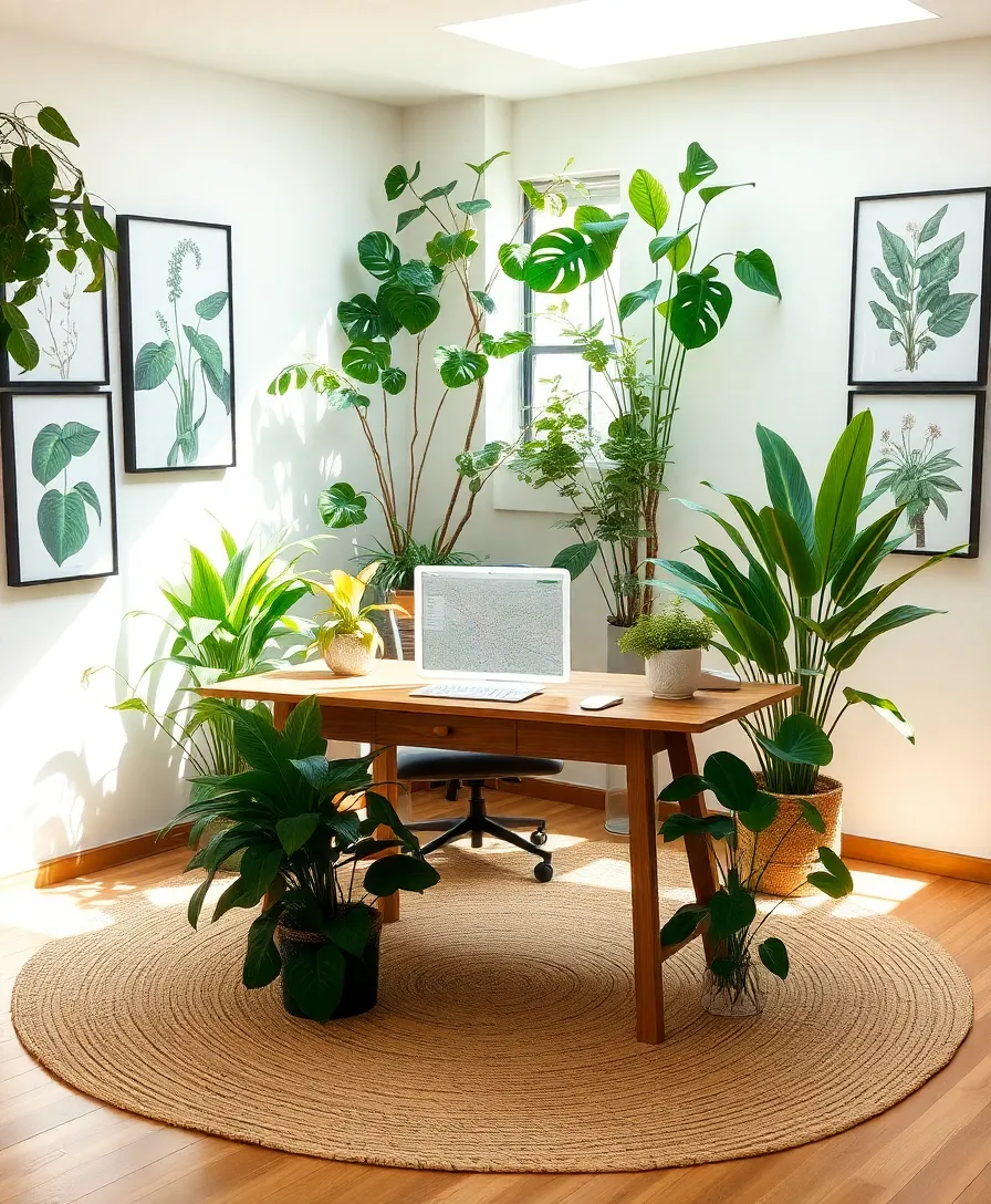 25 Stunning Office Job Aesthetic Ideas to Transform Your Workspace (You Won't Believe #12!) - 3. Nature-Inspired