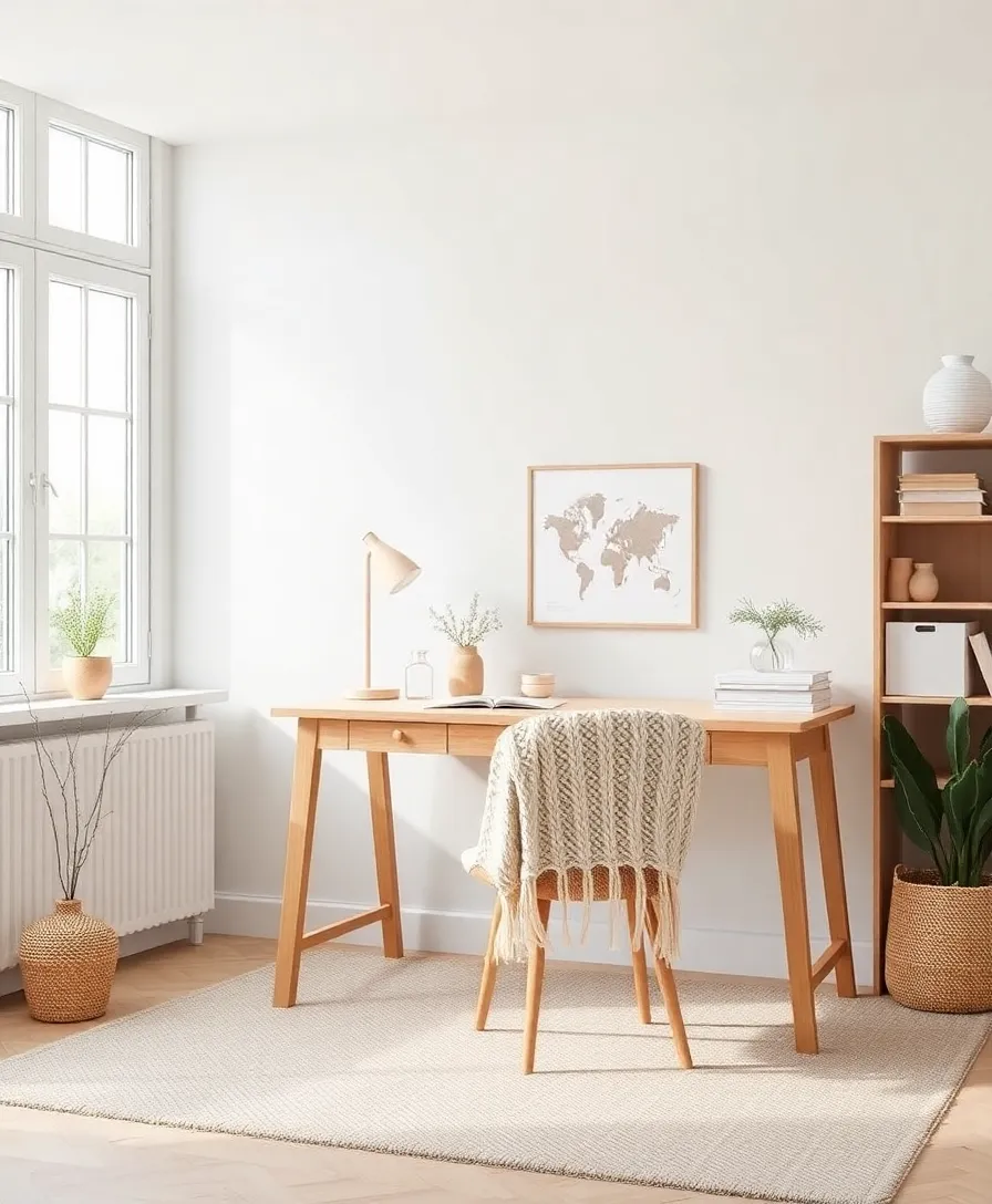 25 Stunning Office Job Aesthetic Ideas to Transform Your Workspace (You Won't Believe #12!) - 5. Scandinavian Simplicity