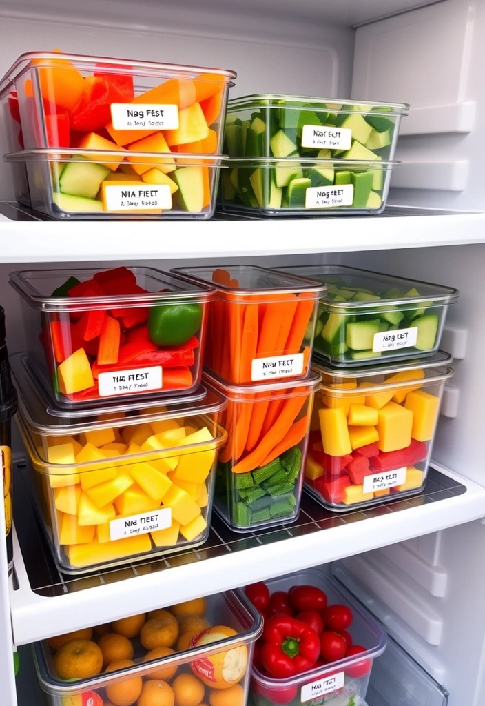 10 Easy Meal Prep Hacks for Busy People That Will Change Your Weeknight Dinners! - 2. Pre-Cut Vegetables