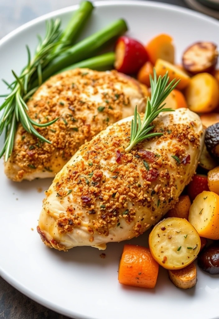 10 Irresistible Marry Me Chicken Recipes That Will Make You Say 'I Do!' - 6. Herb-Crusted Marry Me Chicken