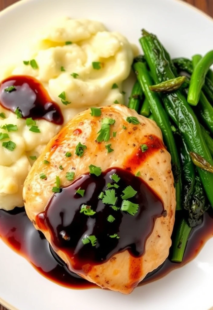 10 Irresistible Marry Me Chicken Recipes That Will Make You Say 'I Do!' - 8. Balsamic Glazed Marry Me Chicken