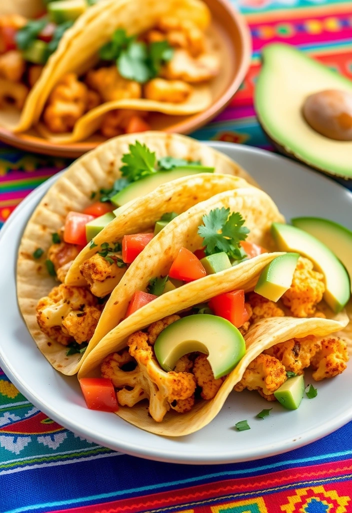 15 Easy Plant-Based Meal Prep Ideas You Can Make in Under 30 Minutes! - 6. Cauliflower Tacos