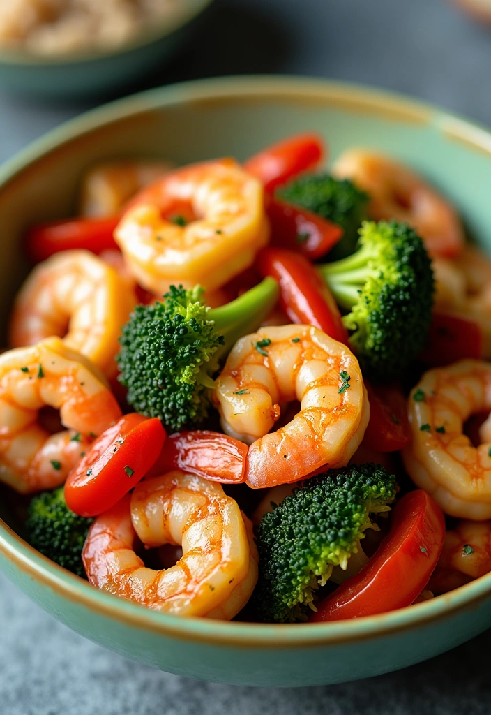 15 Healthy Dinner Recipes That Are So Delicious You'll Forget They're Good for You! - 10. Shrimp and Broccoli Stir-Fry