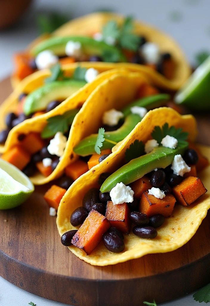 15 Healthy Dinner Recipes That Are So Delicious You'll Forget They're Good for You! - 5. Sweet Potato and Black Bean Tacos