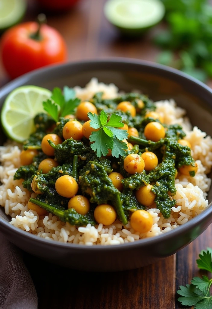 15 Healthy Dinner Recipes That Are So Delicious You'll Forget They're Good for You! - 6. Chickpea and Spinach Curry