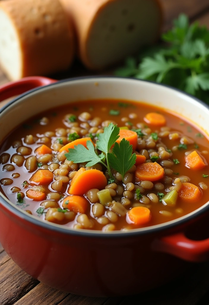 15 Healthy Dinner Recipes That Are So Delicious You'll Forget They're Good for You! - 9. Lentil Soup with Carrots