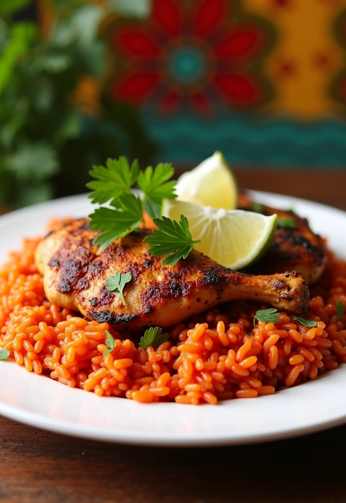 15 Spicy African Dinner Recipes That Bring the Heat to Your Table! - 1. Jollof Rice with Spicy Grilled Chicken