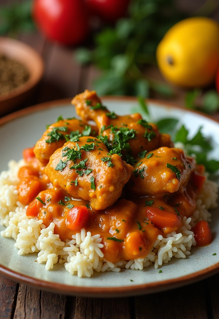 15 Spicy African Dinner Recipes That Bring the Heat to Your Table! - 13. Spicy Congolese Moambe Chicken