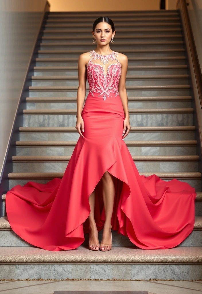 15 Stunning Prom Dresses That'll Make You the Belle of the Ball (You Won't Believe #13!) - 12. The High-Low Hemline