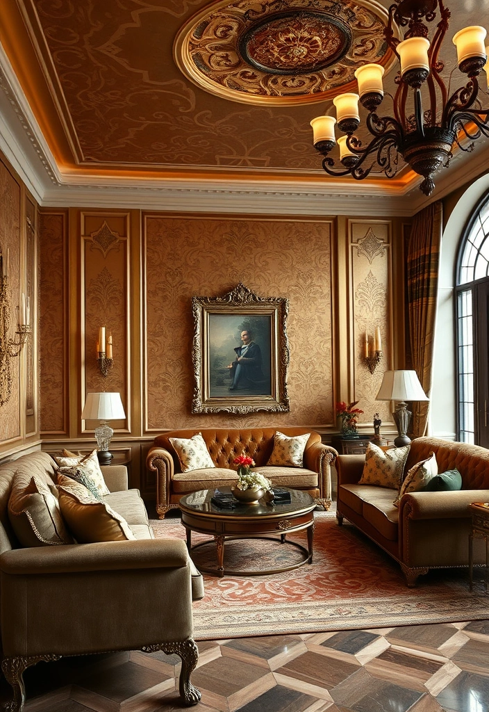 18 Wall Paper Background Transformations That Will Blow Your Mind (Check Out #4!) - 12. Luxury Living