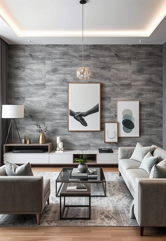 18 Wall Paper Background Transformations That Will Blow Your Mind (Check Out #4!) - 9. Monochromatic Magic