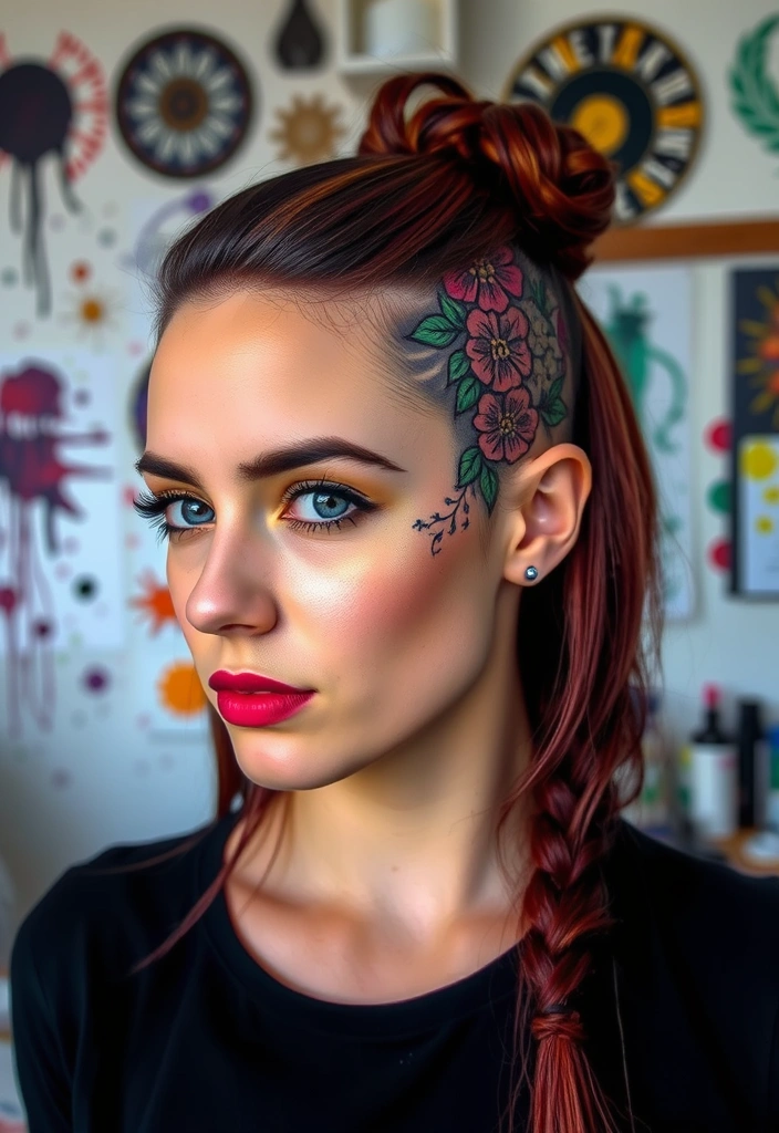 2025 Hair Styles That Will Blow Your Mind – Are You Ready to Be on Trend? - 13. Hair Tattoos