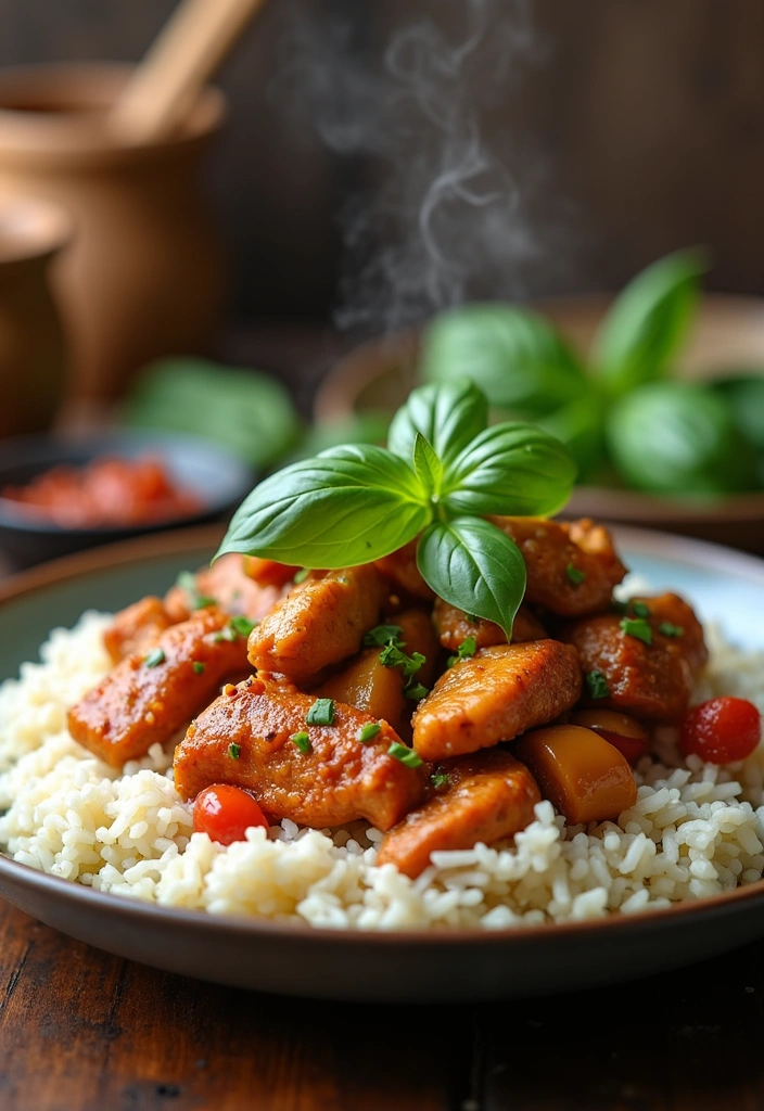 21 Healthy Asian Dinner Recipes That Taste Like a Dream (Don't Miss #12!) - 11. Thai Basil Chicken