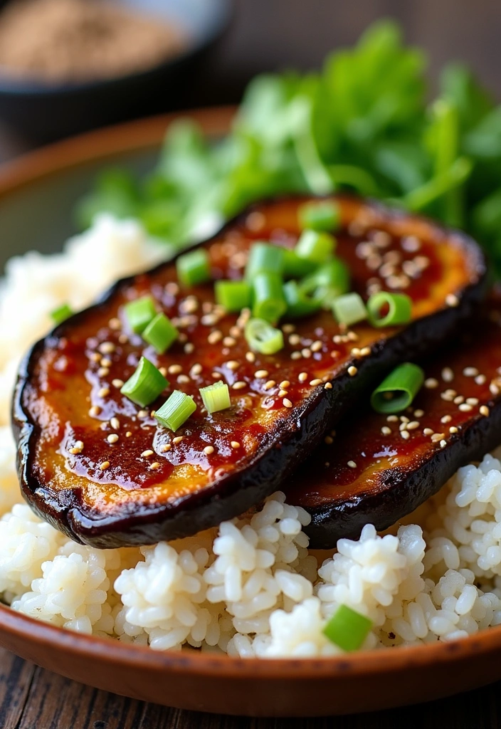 21 Healthy Asian Dinner Recipes That Taste Like a Dream (Don't Miss #12!) - 7. Miso Glazed Eggplant