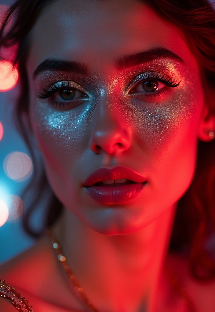 21 Stunning Makeup Tutorials You Can Master in 10 Minutes (You Won't Believe #12!) - 4. Glitzy Glitter Eyes