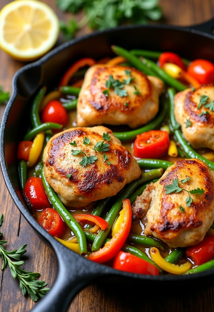 10 Meal Plans That Will Transform Your Weeknight Dinners (You Won't Believe #5!) - 1. One-Pan Lemon Garlic Chicken and Veggies