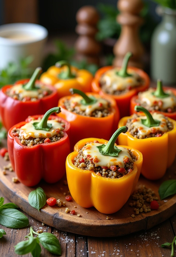 10 Meal Plans That Will Transform Your Weeknight Dinners (You Won't Believe #5!) - 2. Vegetarian Quinoa Stuffed Peppers