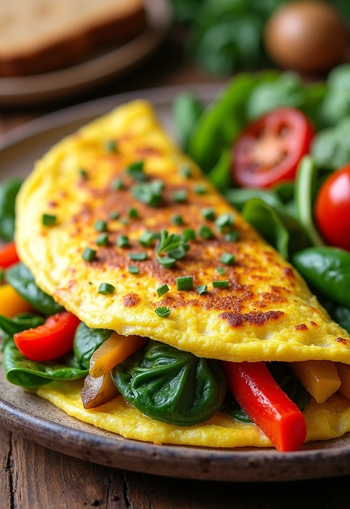 10 Meal Plans That Will Transform Your Weeknight Dinners (You Won't Believe #5!) - 9. Simple Veggie Omelette