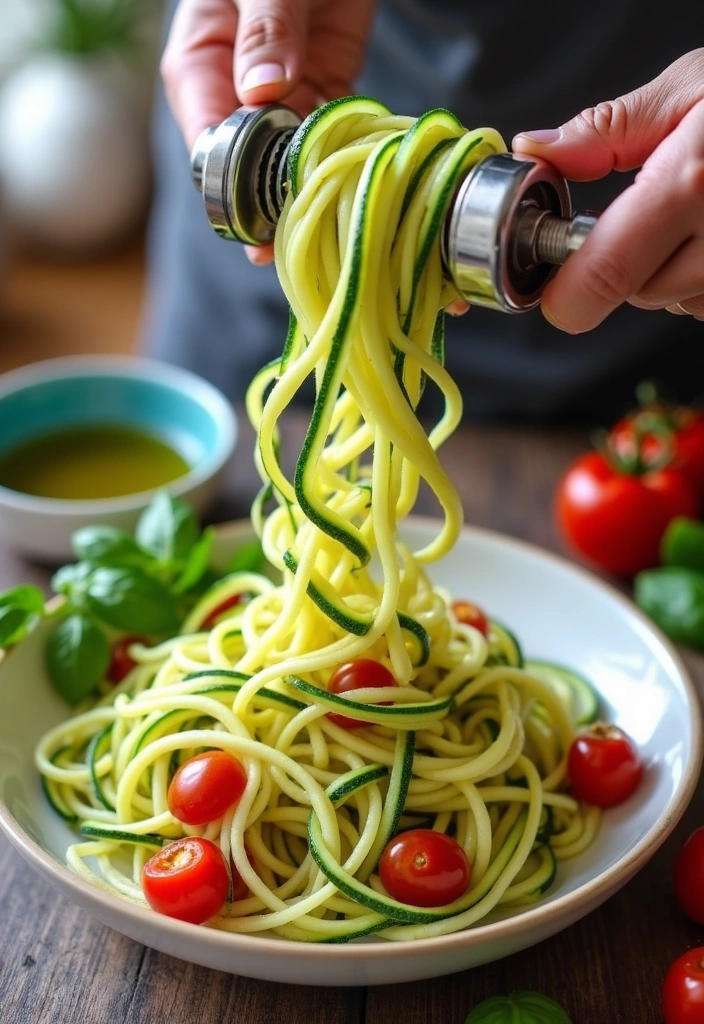 10 Must-Have Cooking Products That Will Transform Your Kitchen Game! - 3. Spiralizer for Creative Veggie Dishes