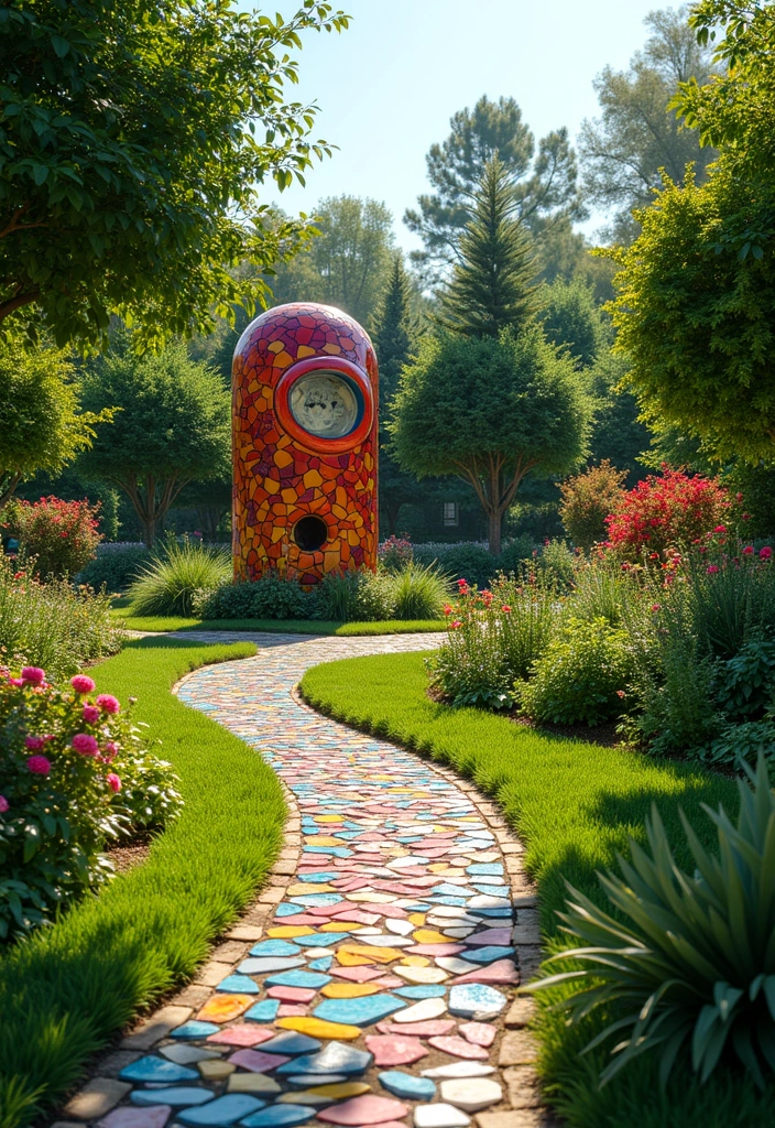 21 Stunning Landscaping Ideas That Will Transform Your Outdoor Space (You Won't Believe #12!) - 21. Garden Art Installations