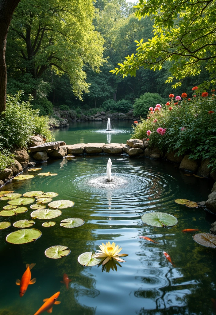 21 Stunning Landscaping Ideas That Will Transform Your Outdoor Space (You Won't Believe #12!) - 7. Water Features: The Sound of Serenity