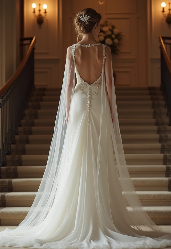 Discover the Ultimate Wedding Outfit Ideas to Make Your Big Day Unforgettable! - 14. Bridal Capes for Dramatic Flair