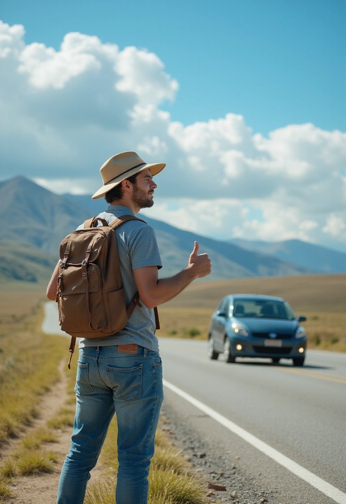 How to Travel the World Without Spending a Dime: 10 Adventure Hacks! - 3. Hitchhiking: The Art of Thumbing a Ride