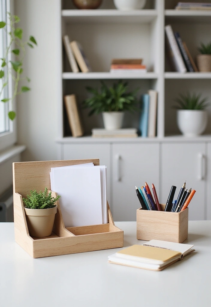 13 Decor Ideas for Your Home Office That Are Stylish and Functional! - 5. Organized Desk Space