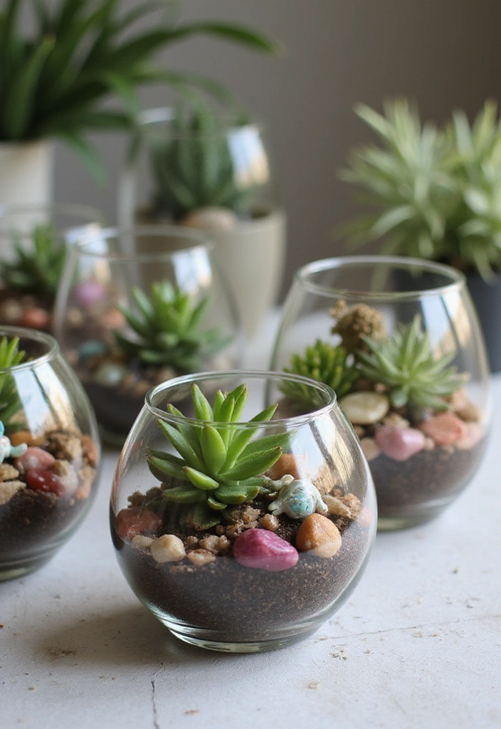 15 DIY Party Pieces That Will Impress Your Friends (and Save You Money!) - 9. DIY Terrarium Favors