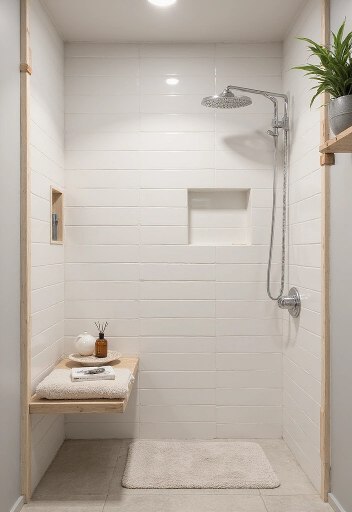 15 Stunning Luxury Small Bathrooms in White That Look Expensive (But Aren't!) - 4. Spa-Inspired Sanctuary