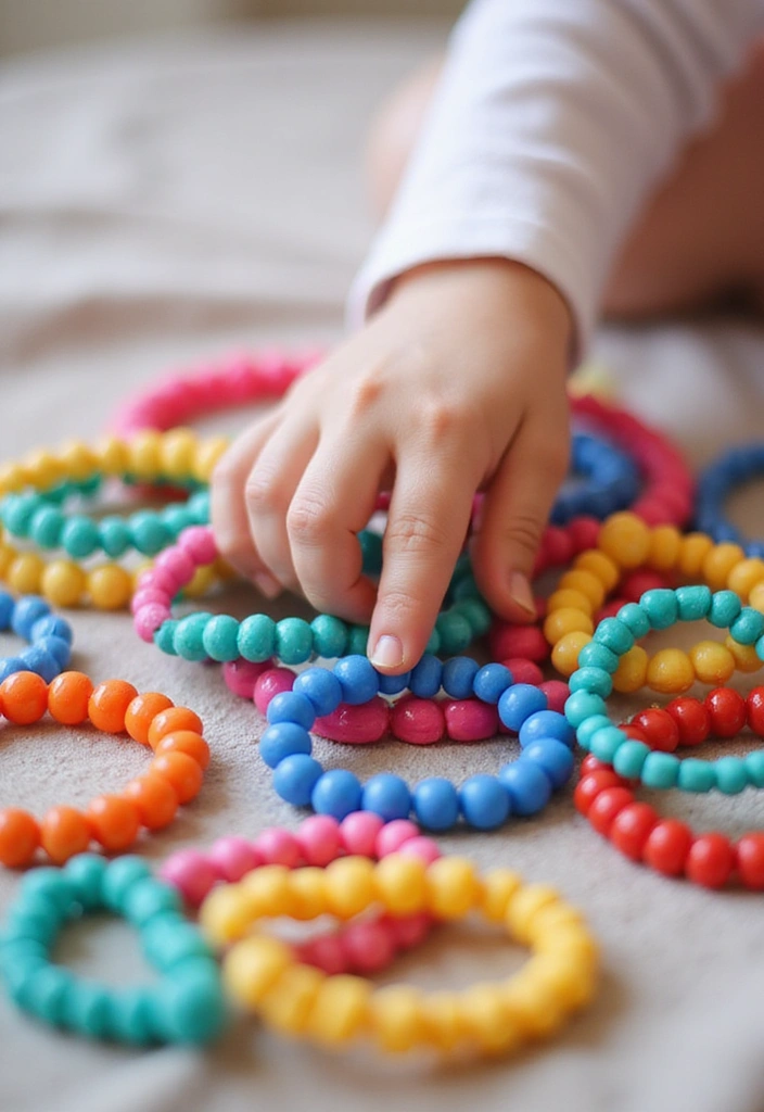 10 Adorable Mother's Day Crafts for Toddlers That Will Melt Your Heart! - 6. Beaded Bracelets
