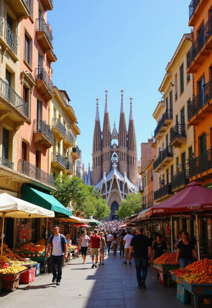 10 Must-Visit Destinations for Your Summer Bucket List 2025 (You Won't Believe #7!) - 2. The Vibrant Streets of Barcelona, Spain