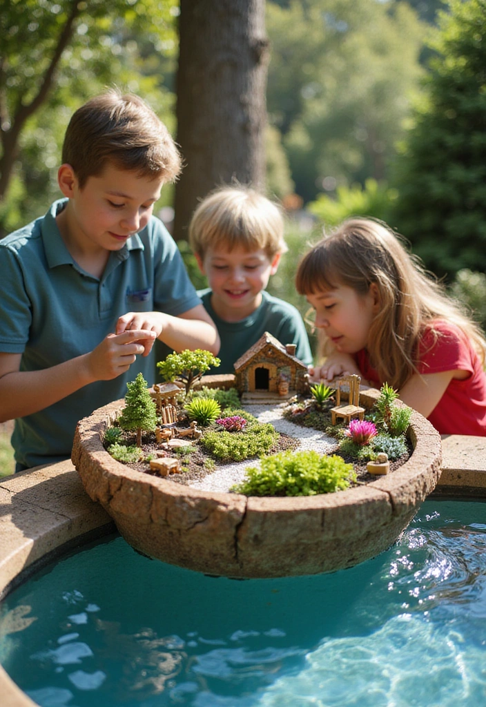 15 Stunning Planters Around Your Pool That Will Transform Your Backyard Oasis! - 8. Whimsical Fairy Garden Planters